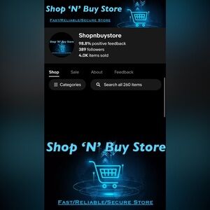 Shop on eBay @ Shopnbuystore for GREAT prices